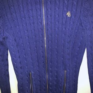 Polo Ralph Lauren zip up turtleneck sweater